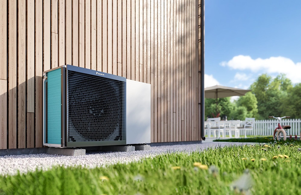 Pompe à chaleur air-eau daikin unité extérieur