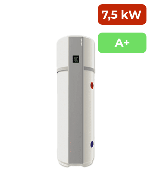 Chauffe-eau Atlantic Calypso 250 sur socle, puissance de 7,5 kW et classe énergétique A+