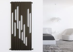 Un radiateur électrique original dans une chambre