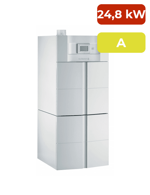 Chaudière gaz au sol De Dietrich Twineo EGC 25 V100sl, classe énergétique A