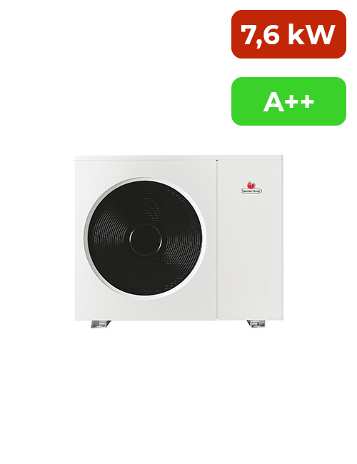 Pompe à chaleur monobloc GeniaAir 8 d'une puissance 7,6 kW et classe énergétique A++