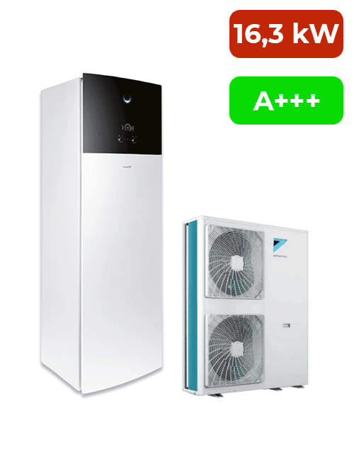 Pompe à chaleur sol Daikin Altherma 3 H 14, 16,3 kW de puissance, classe énergétique A+++