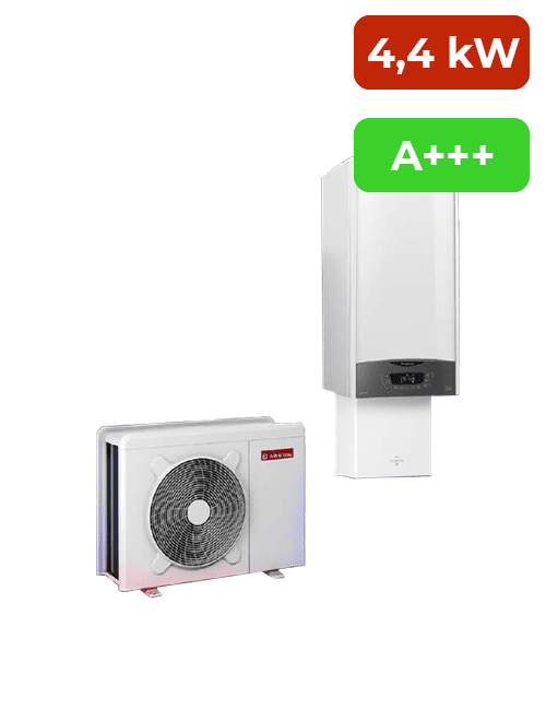 Chaudière hybride Clas One hybrid Net 35 50 Ariston, classe énergétique A+++, puissance 4,4 kW