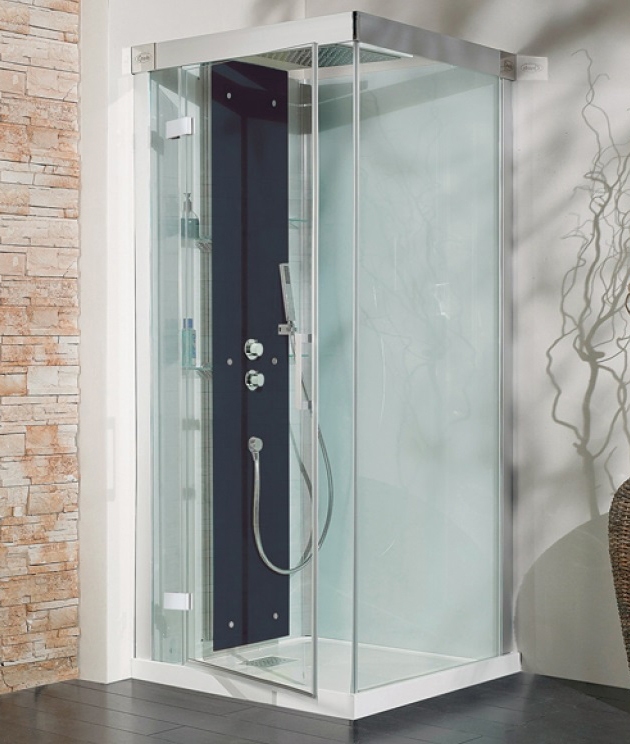 Cabine de douche dans une salle de bain