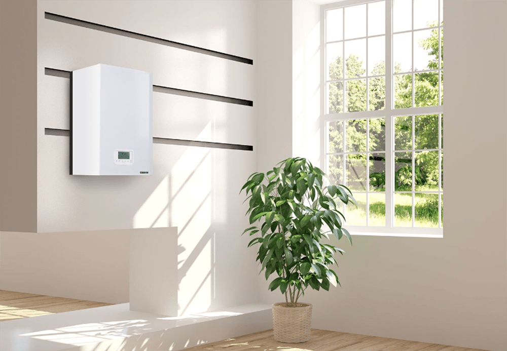 Une chaudière gaz à condensation Frisquet