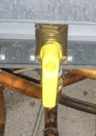Vanne jaune gaz