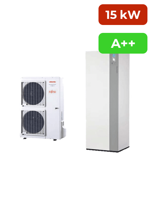 Pompe à chaleur Atlantic Alféa Excellia HP Duo AI 15 classe énergétique A++