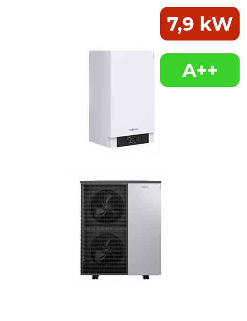 Pompe à chaleur Viessmann Vitocal 200 S, classe énergétique A++, puissance 7,9 kW