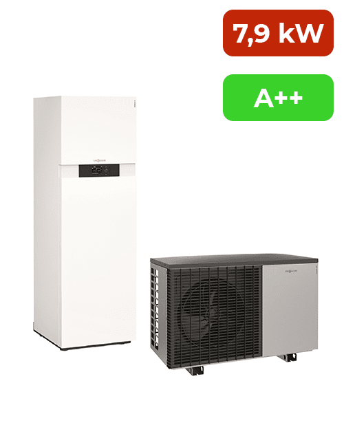 Pompe à chaleur air/eau Viessmann Vitocal 222 S, 7,9 kW de puissance