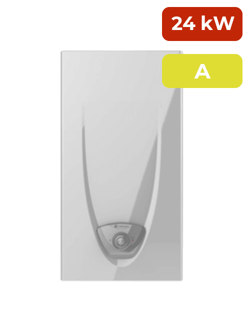Chauffe eau fluendo plus lnx 14 d'une puissance de 24 kW et une classe énergétique A