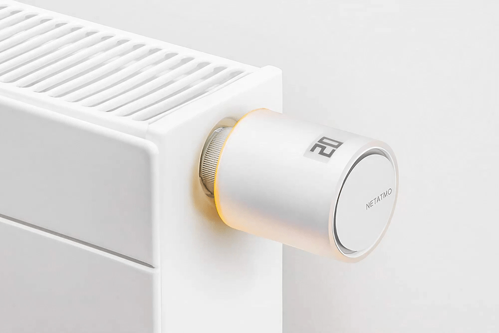 Une tête de robinet thermostatique connectée netatmo